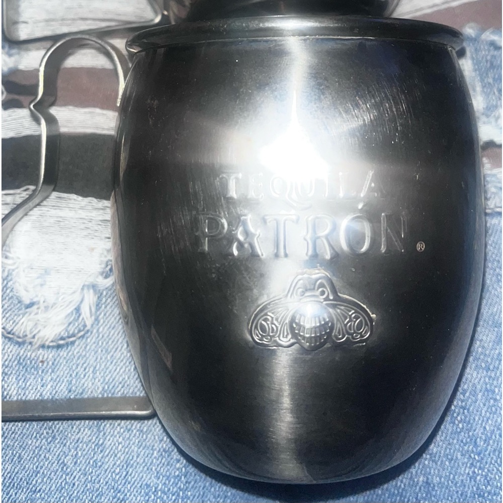 2 Stainless Steel Tequila Patron Drinking Cups